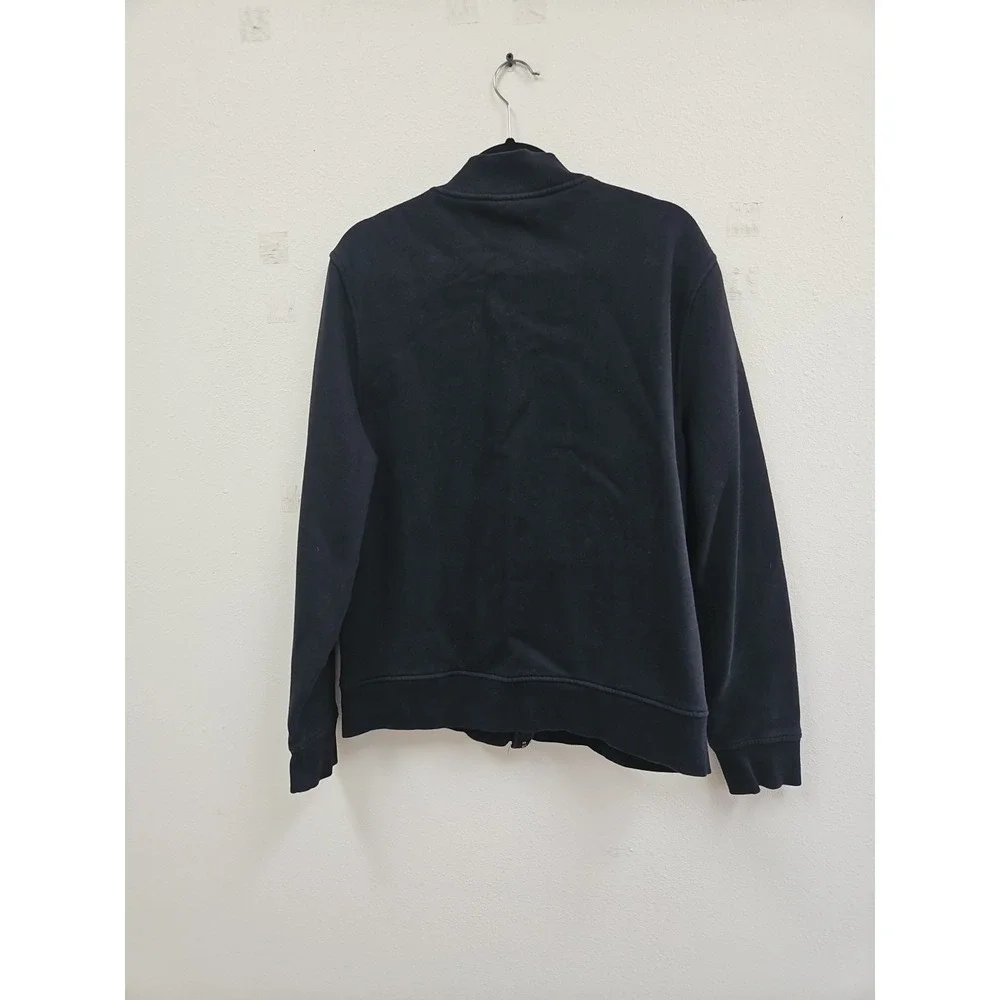 Michael Kors Black Logo sleeve Zip Up Sweatshirt Jacket Size XL